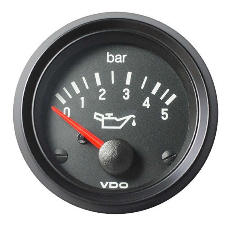 VDO Cockpit Vision Engine oil pressure 5Bar 52mm 12V